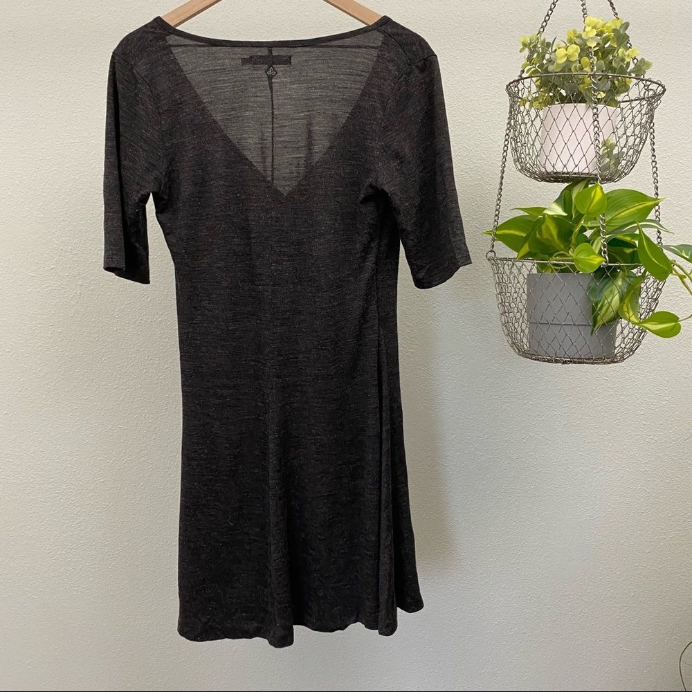 PrAna Nadia Faux Wrap V-Neck Dress - Picture 5 of 8
